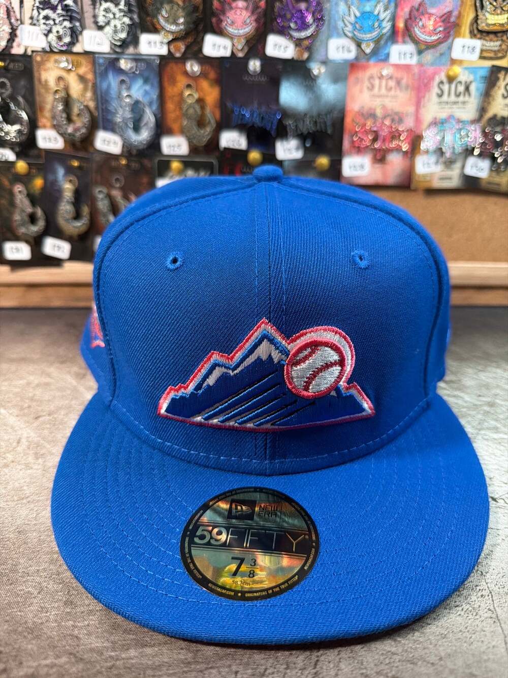 New Era 59Fifty Colorado Rockies Fitted Hat 7 3/8